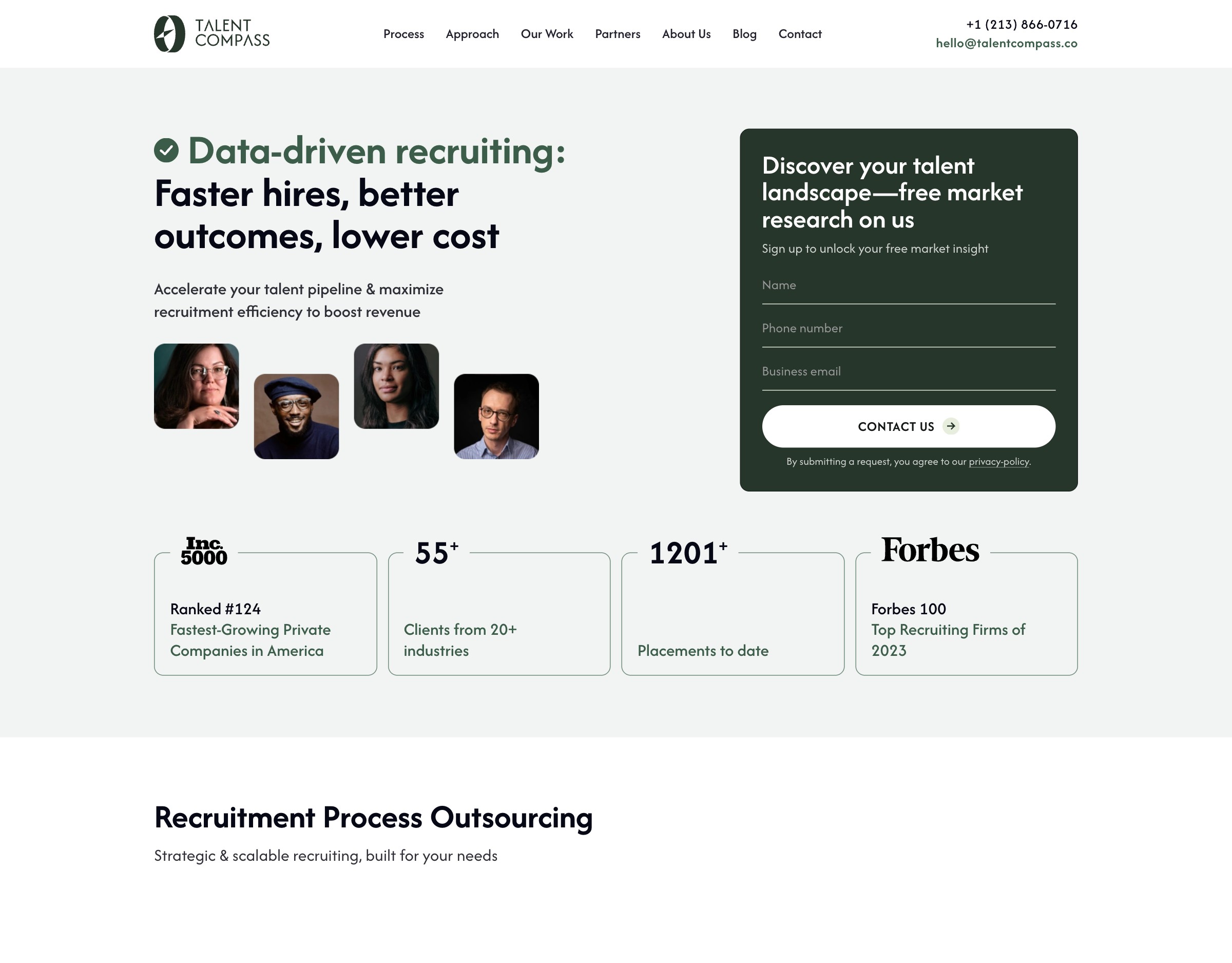 Talent Compass website