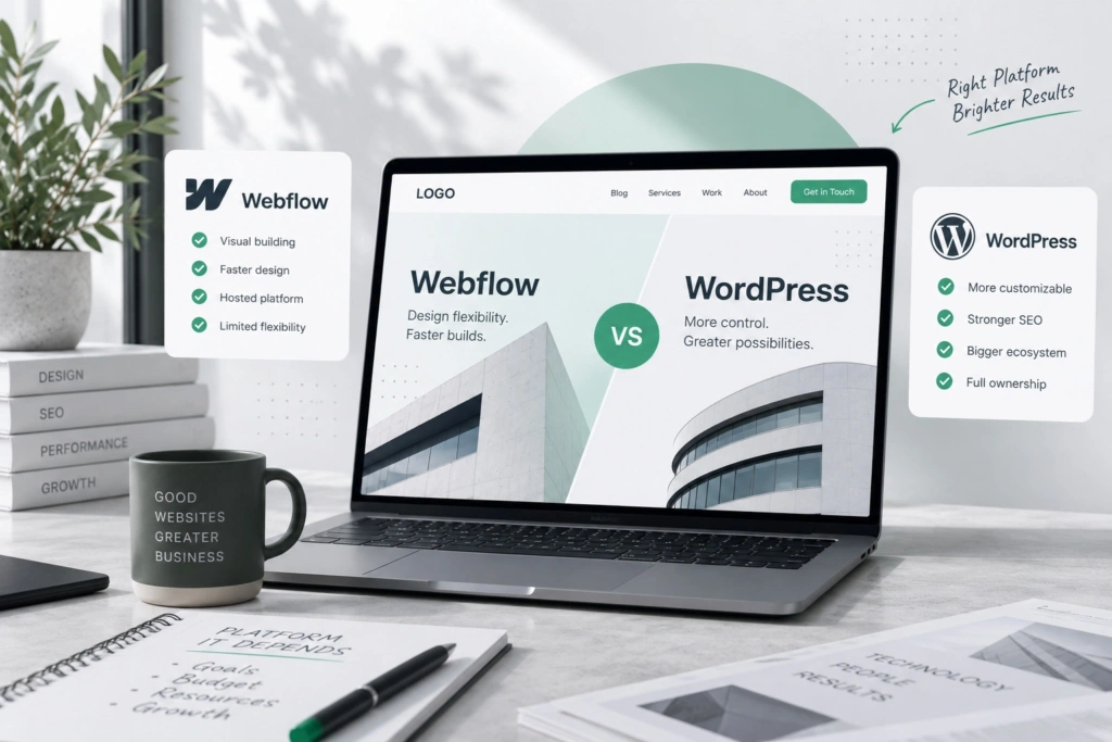 Webflow Vs Wordpress For Website Development
