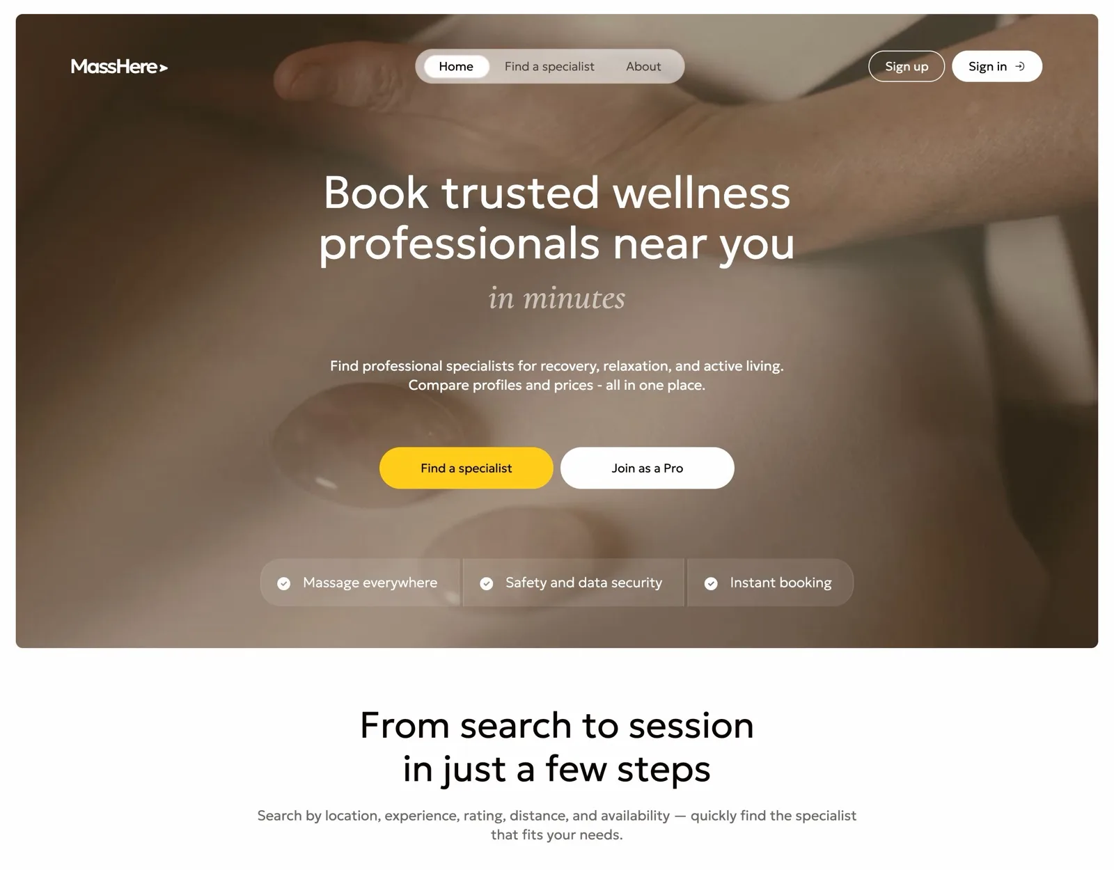 MassHere website
