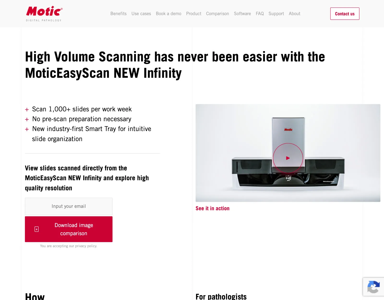 Motic website